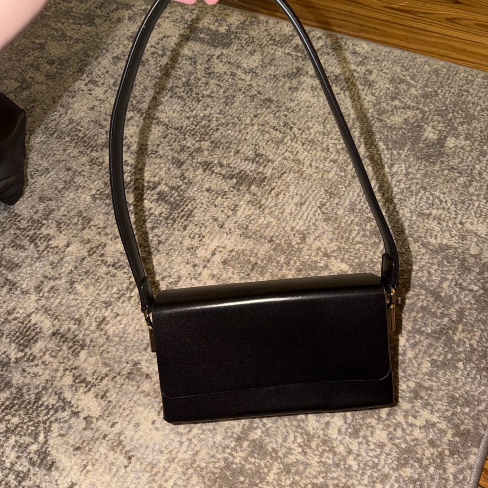 Classic Black Women's Shoulder Bag